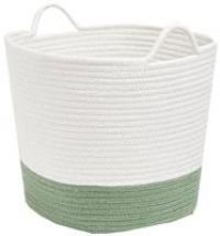 Great Little Trading Company Rope Storage Basket - Green