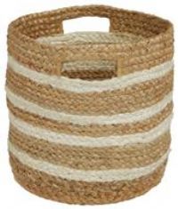 Great Little Trading Company Jute Storage Basket - Ivory