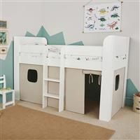 Great Little Trading Company Paddington Bed Curtain -Natural