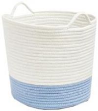 Great Little Trading Company Rope Storage Basket - Blue