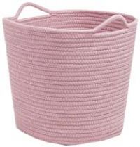 Great Little Trading Company Rope Storage Basket - Rose Pink