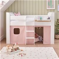 Great Little Trading Company Paddington Midsleeper Bed -Pink