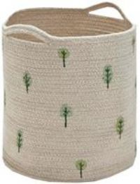 Great Little Trading Company Rope Storage Basket - Woodland