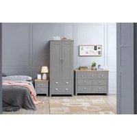 Bedroom Set: Wardrobe, Chest & Bedside