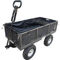 The Handy 400kg (880lb) Garden Trolley with Liner & Tool Tray - THDLGT