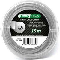 Handy SP66 Undulated Nylon Line for Cordless Grass Trimmers 1.6mm 15m