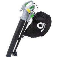 QGarden 3000 watt Leaf Blower Vacuum with Wheels and Variable Speed Motor