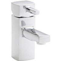 Kartell Mode Mono Basin Mixer Tap With Free Click Button Waste - Chrome