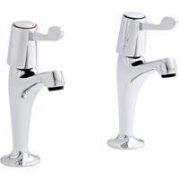 KVIT Leva 1/2" High Neck Sink Taps (Pair)