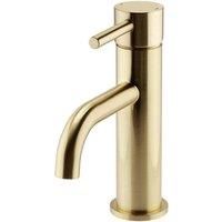 Kartell Ottone Mono Basin Mixer Brushed Brass TAP140OT