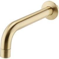 KVIT Wall Mounted Bath Spout Tap - Brushed Brass