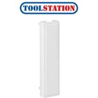 Euro Module Blank Quarter White 12.5mm x 50mm