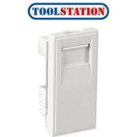 Euro Module Telephone Outlet BT Slave White