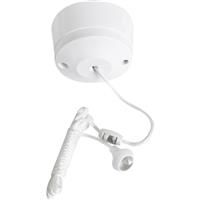 Wessex Electrical Wessex Ceiling Pull Cord Switch 10A 2 Way in White Plastic