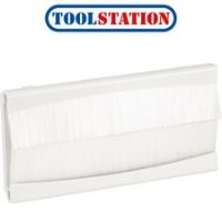 Euro Module Brush Module White 4 Mod Twin Plate