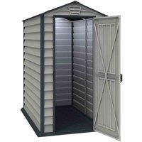 Storemore Saffron Apex Plus 4x6 Vinyl Shed