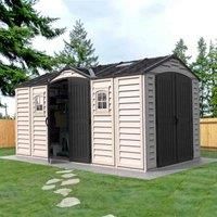 Storemore Saffron Apex Extra 15x8ft Vinyl Shed