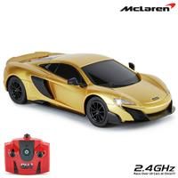 CMJ RC Cars™ McLaren 675LT Officially Licensed Remote Control Car 1:24 Scale Working Lights 2.4Ghz Gold