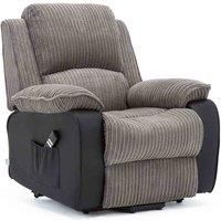 Postana Electric Dual Motor Rise Recliner Jumbo Cord - Grey
