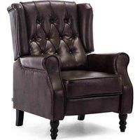 ALTHORPE WING BACK RECLINER CHAIR FABRIC BUTTON FIRESIDE OCCASIONAL ARMCHAIR