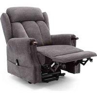 Halton Fabric Rise Recliner - Charcoal