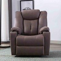 AFTON ELECTRIC FABRIC AUTO RECLINER ARMCHAIR GAMING USB LOUNGE SOFA CHAIR
