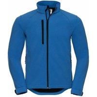 Russell Mens Water Resistant & Windproof Softshell Jacket (L) (Azure Blue)