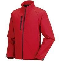 Russell Mens Water Resistant & Windproof Softshell Jacket (2XL) (Classic Red)