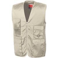 Result Mens Safari Wasitcoat Jacket / N/A N/A BC927