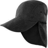 Result Unisex Headwear Folding Legionnaire Hat/Cap (One Size) (Black)
