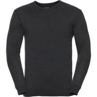 Russell Collection Mens V-Neck Knitted Pullover Sweatshirt BC1012