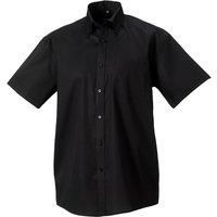 Russell Collection Mens Short Sleeve Formal Ultimate Non-Iron Shirt BC1037