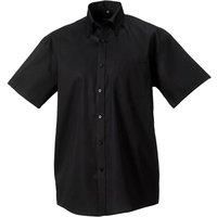 Russell Collection Mens Short Sleeve Formal Ultimate Non-Iron Shirt BC1037