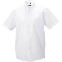 Russell Collection Mens Short Sleeve Ultimate Non-Iron Shirt (19.5inch) (White)