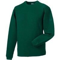 Russell Men's Workwear Crew Neck Set In Sweatshirt Top in Bottle Green | Size: Medium