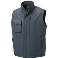 Russell Mens Workwear Full Zip Bodywarmer/Gilet/Work Vest Jacket BC1051