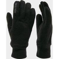 Sealskinz Windproof All Weather Knitted Gloves, Black