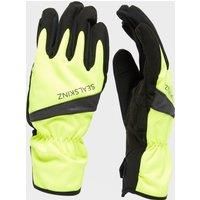 SEALSKINZ Unisex Waterproof All Weather Cycle Glove, Neon Yellow/Black, X-Large