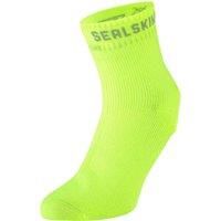 SEALSKINZ Unisex/'s Thetford Waterproof All Weather Cycle Oversock Overshoes, Neon Yellow, XXL
