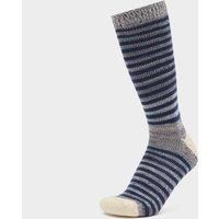 Men's Attleborough Bamboo Mid-Length Stripe Socks, Blue