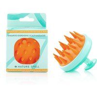 Nature Spell Shampoo Dispensing Scalp Massager, Soft Silicone Brush, Suitable for All Hair Types, Waterproof & Easy to Clean