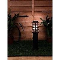 Outside Black Lamp Posts x2 x4 Garden Lighting IP44 Patio LED Lights + Bulbs
