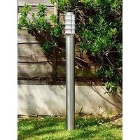 Pair Of Stainless Steel Outdoor Garden Lamp Post Lights LED Bulb Lighting IP44