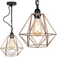 Huber Industrial Black Ceiling Light Pendant