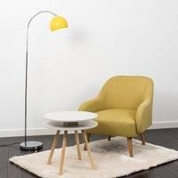 Curva Silver Floor Lamp