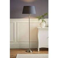 Tall Barely Twist Floor Lamp Standard Living Room Light Lampshade LED Bulb