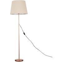 Charlie Modern Stem Copper Floor Lamp