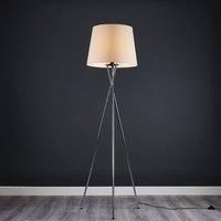 Camden Tripod Silver Floor Lamp