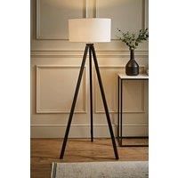 Tripod Floor Lamp Base Standard Wooden Free Standing Light Base Lampshade LED