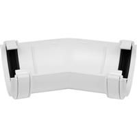 Aquaflow 112mm Half Round Gutter Angle 150deg in White PVCU